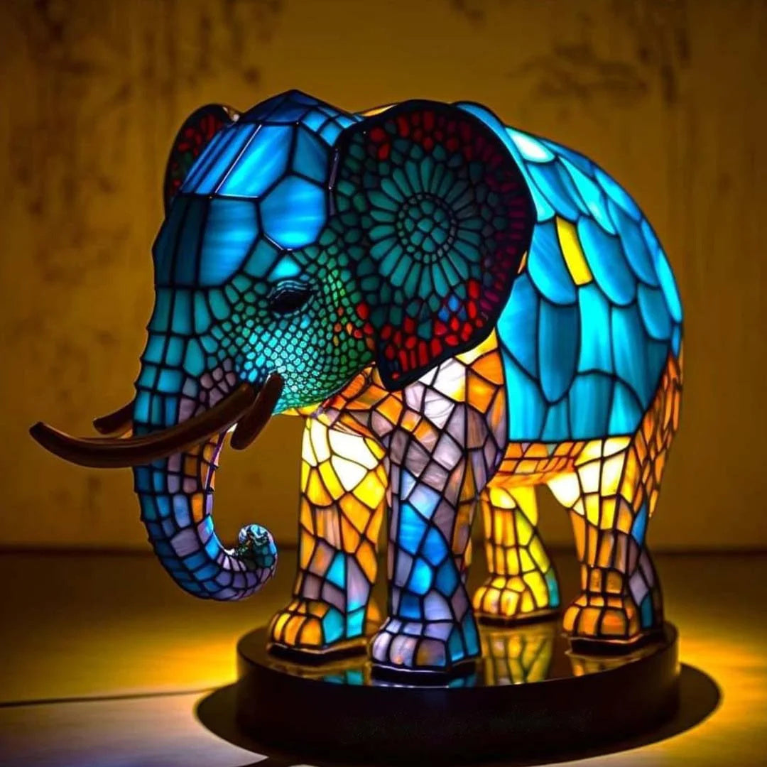 Lampe Animalière en Verre Coloré – Design Unique et Éclairage Vivant pour Votre Intérieur