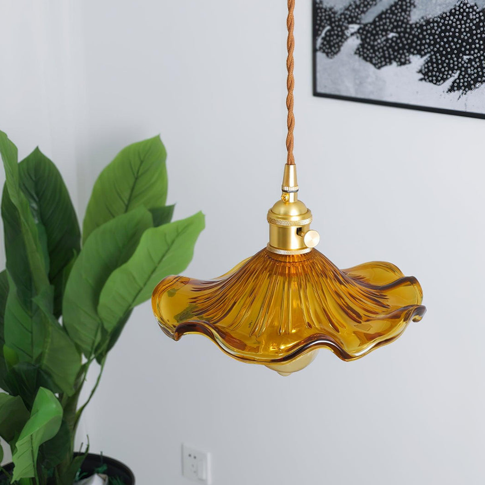 Lampe de style en forme de fleur d'hibiscus