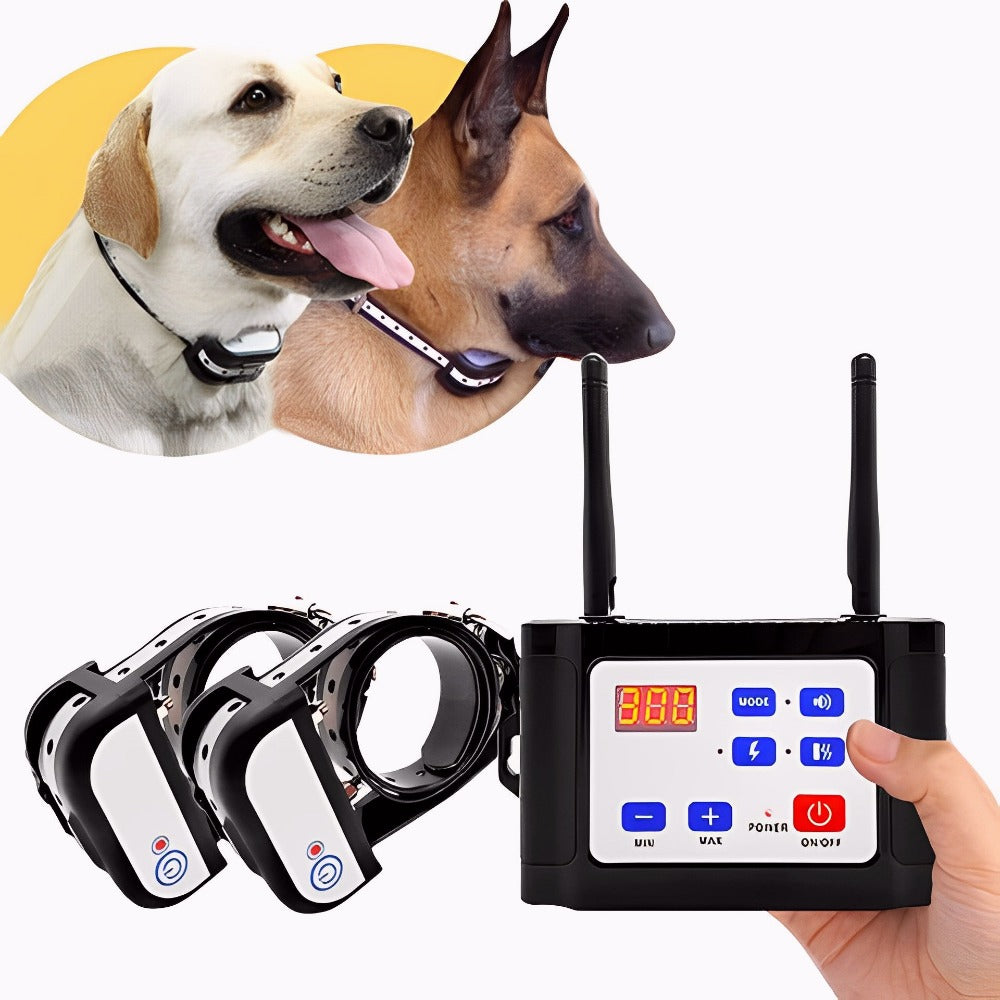 Clôture Électronique Sans Fil et Collier de Dressage pour Chien