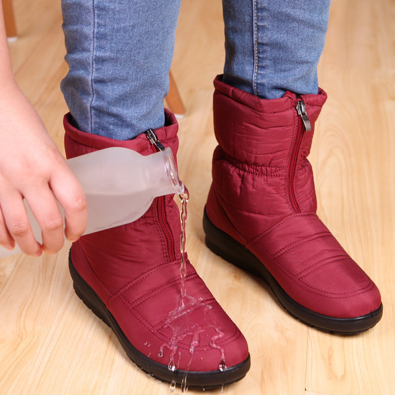 Bottes d’Hiver Imperméables pour Femme – Chaleur, Confort et Semelle Antidérapante