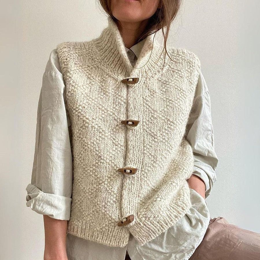 Cardigan Boutonné en Coton Élégant - Confort et Style Contemporain