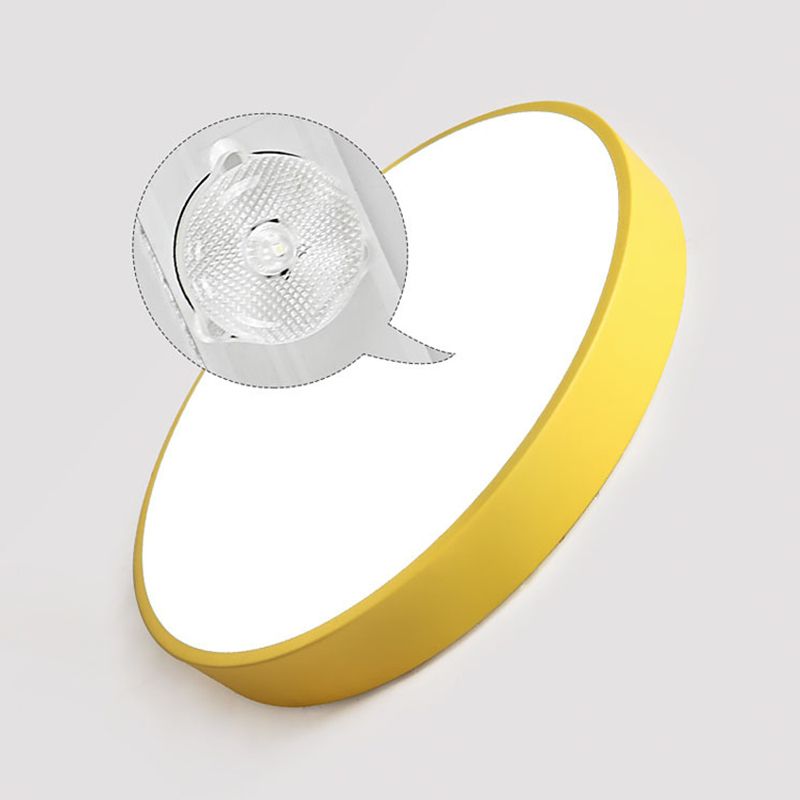 Lampe de Plafond Ultra-Plate PastelGlow – Design Minimaliste et Éclairage LED Économe en Énergie