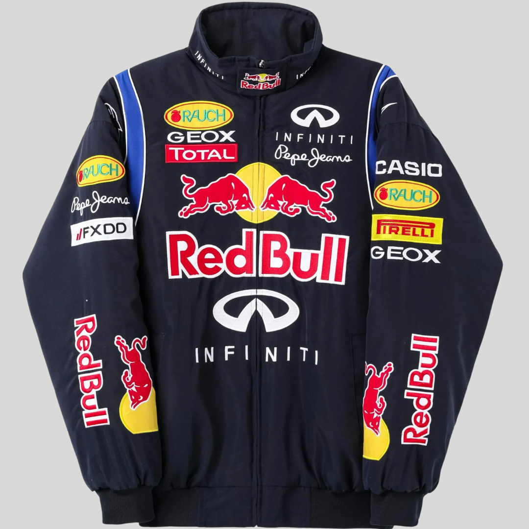 Red Bull Racing | Veste F1 Vintage Unisexe - Style Rétro et Sportif