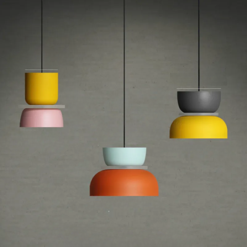 Lampe Suspendue en Style Nordique Macaron