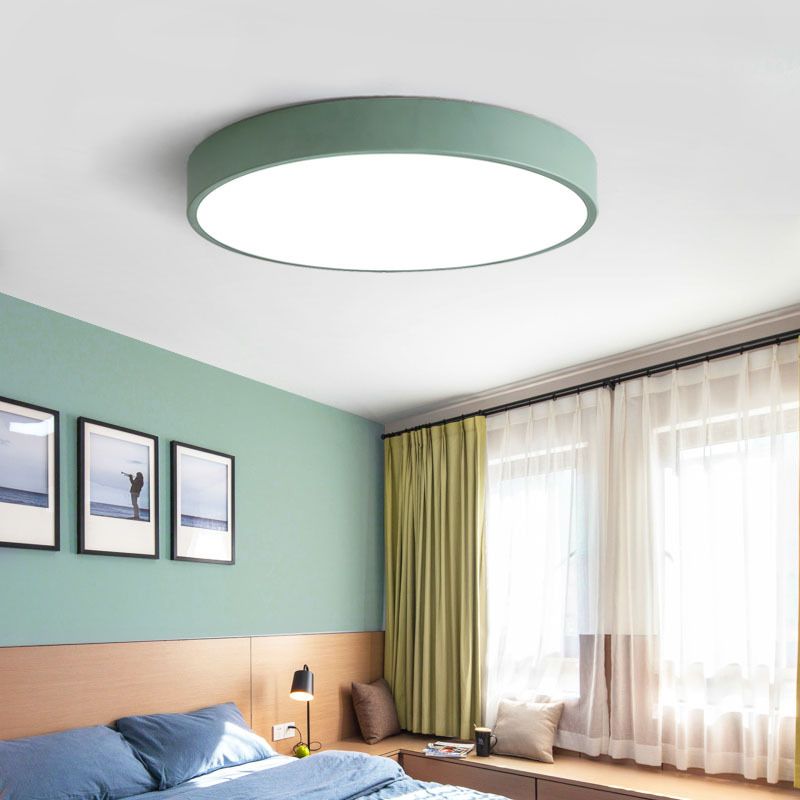 Lampe de Plafond Ultra-Plate PastelGlow – Design Minimaliste et Éclairage LED Économe en Énergie