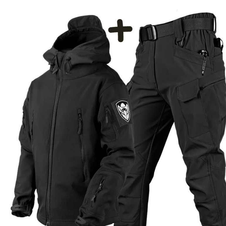 Ensemble de Ski Homme – Veste et Pantalon Chauds, Imperméables et Confortables