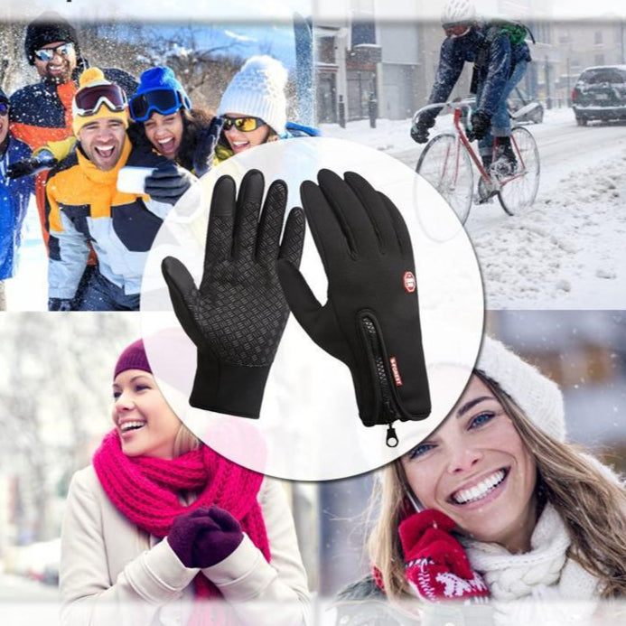 Gants Tactiles Chauds et Imperméables pour Temps Froid – Idéal pour Extérieur et Écran Tactile