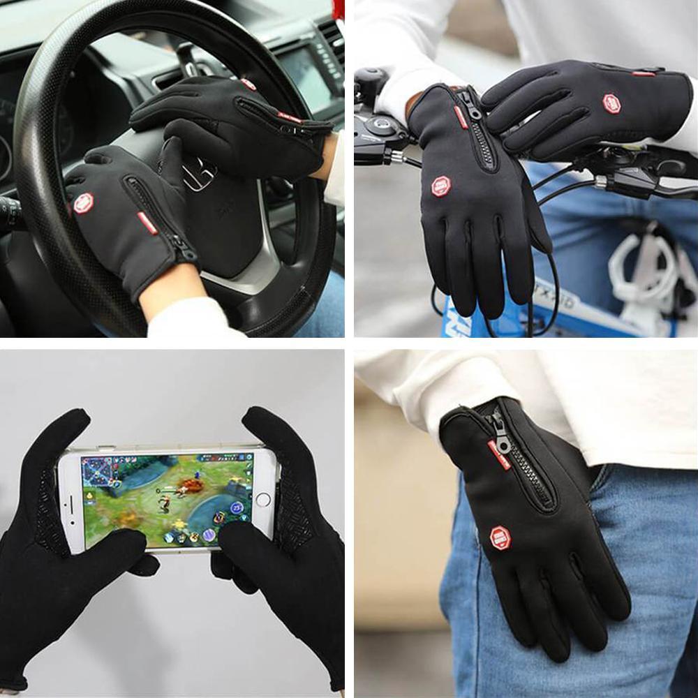 Gants Tactiles Chauds et Imperméables pour Temps Froid – Idéal pour Extérieur et Écran Tactile