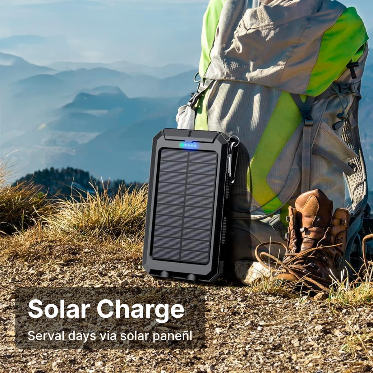 Chargeur Solaire Étanche 500000mAh – Votre Source d'Énergie Inépuisable