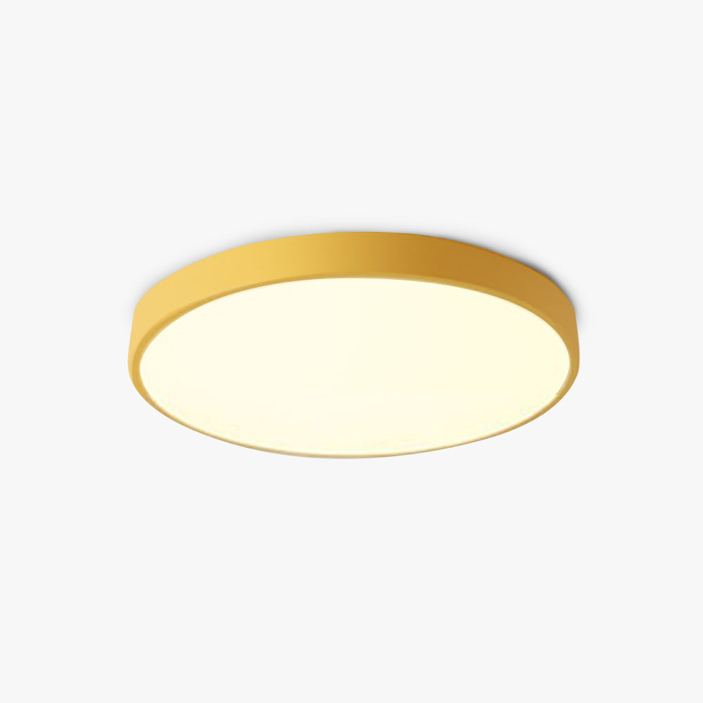 Lampe de Plafond Ultra-Plate PastelGlow – Design Minimaliste et Éclairage LED Économe en Énergie