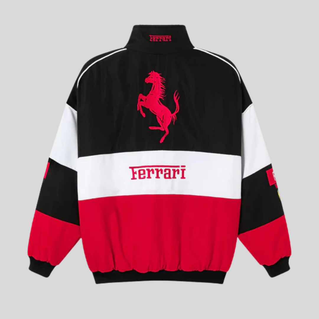 Ferrari | Veste de Course Vintage Originale Unisexe - Style Rétro