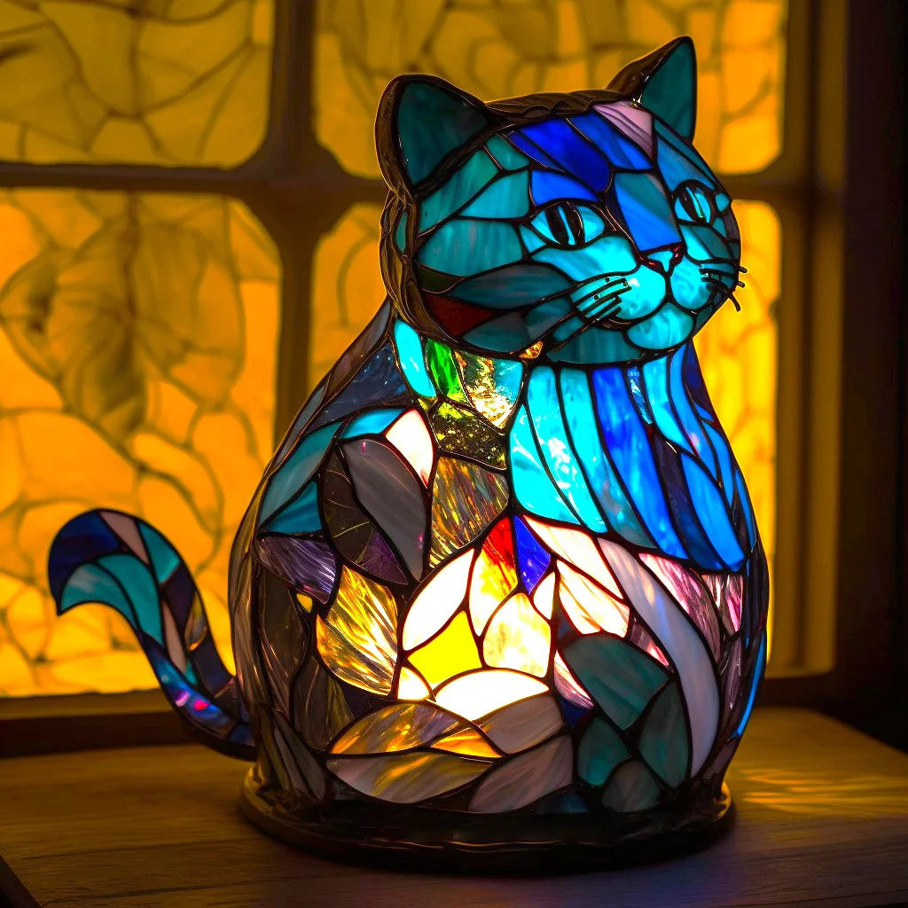 Lampe Animalière en Verre Coloré – Design Unique et Éclairage Vivant pour Votre Intérieur