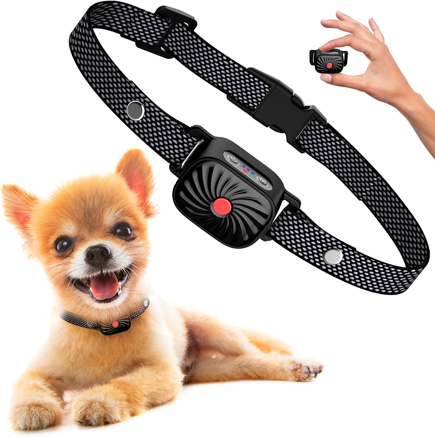 Collier Anti-Aboiement BarkEase – Confortable et Efficace pour Chiens de Petite Taille