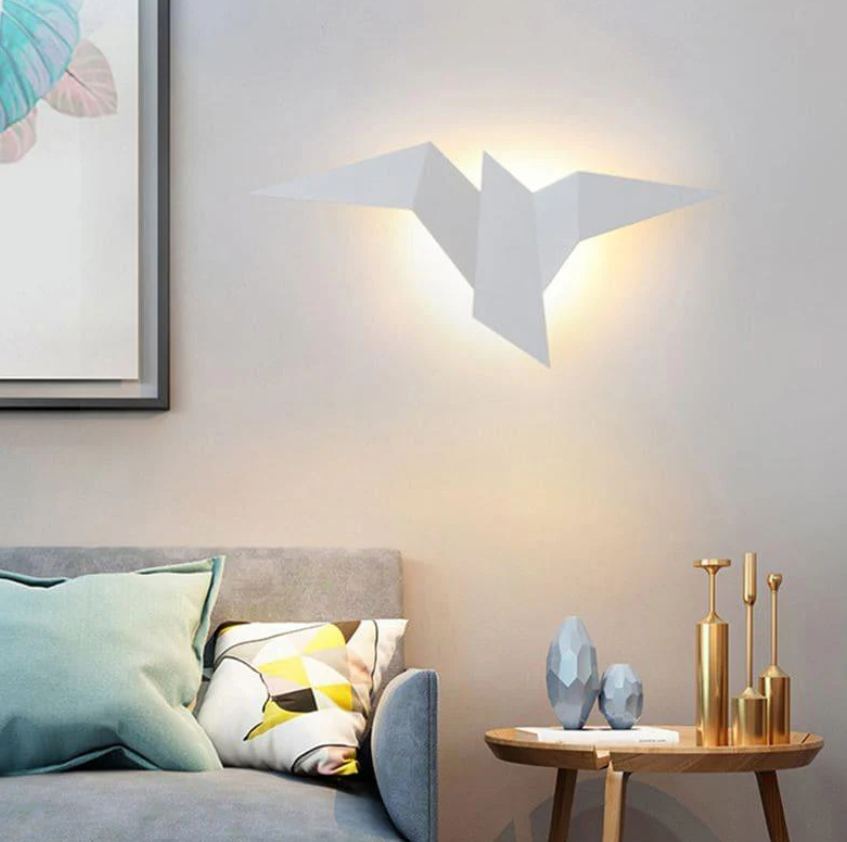 Applique Murale Design Oiseau - Éclairage Décoratif et Moderne pour Intérieur