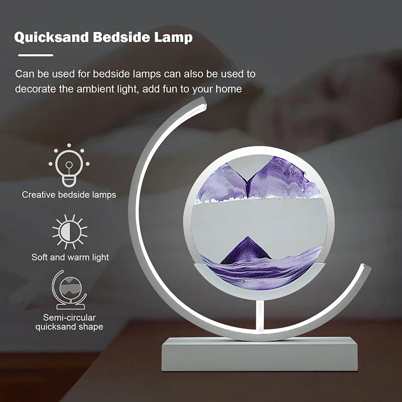 Lampe Sablier LuminSand – Élégance et Ambiance Unique