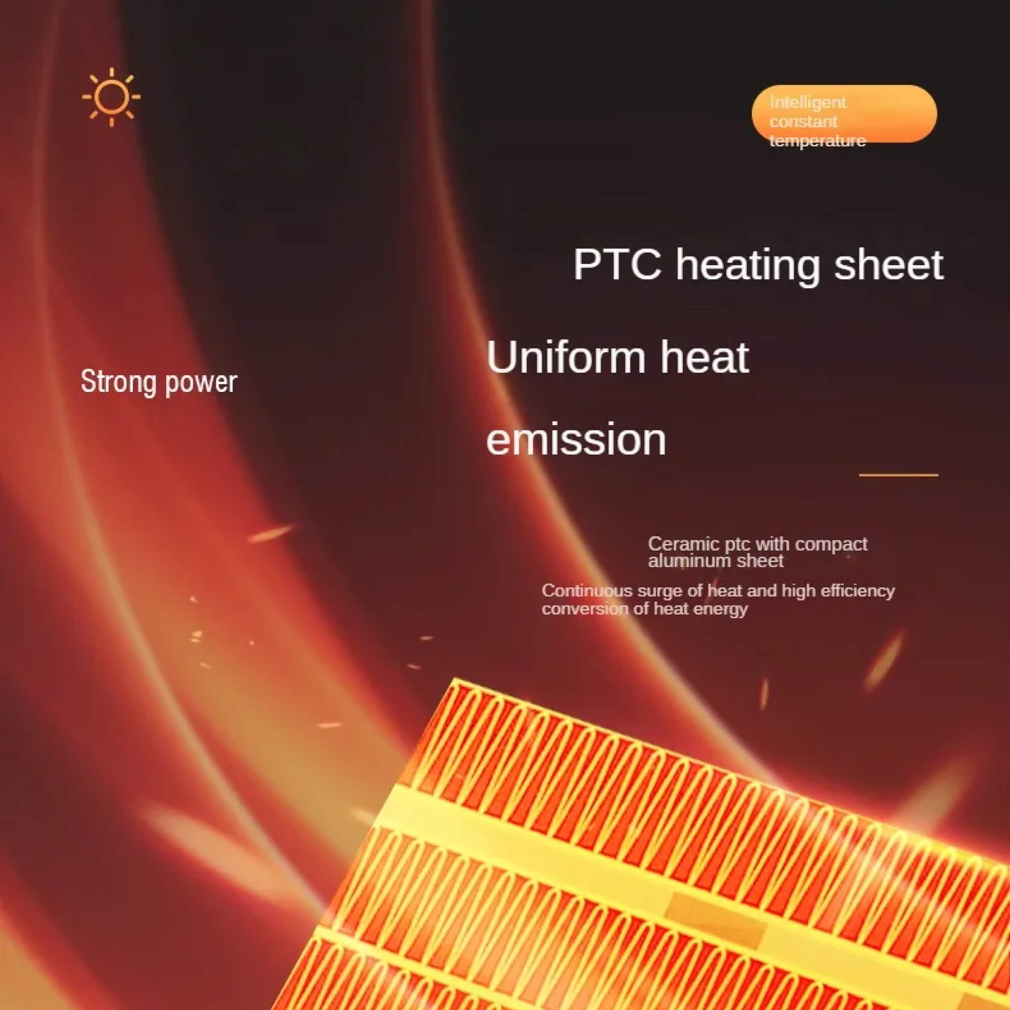 Chauffage Électrique Compact et Économique - Solution Idéale pour l’Hiver