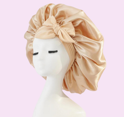 Bonnet de Nuit en Soie - Protection Luxueuse pour des Cheveux Sains et Sans Frisottis