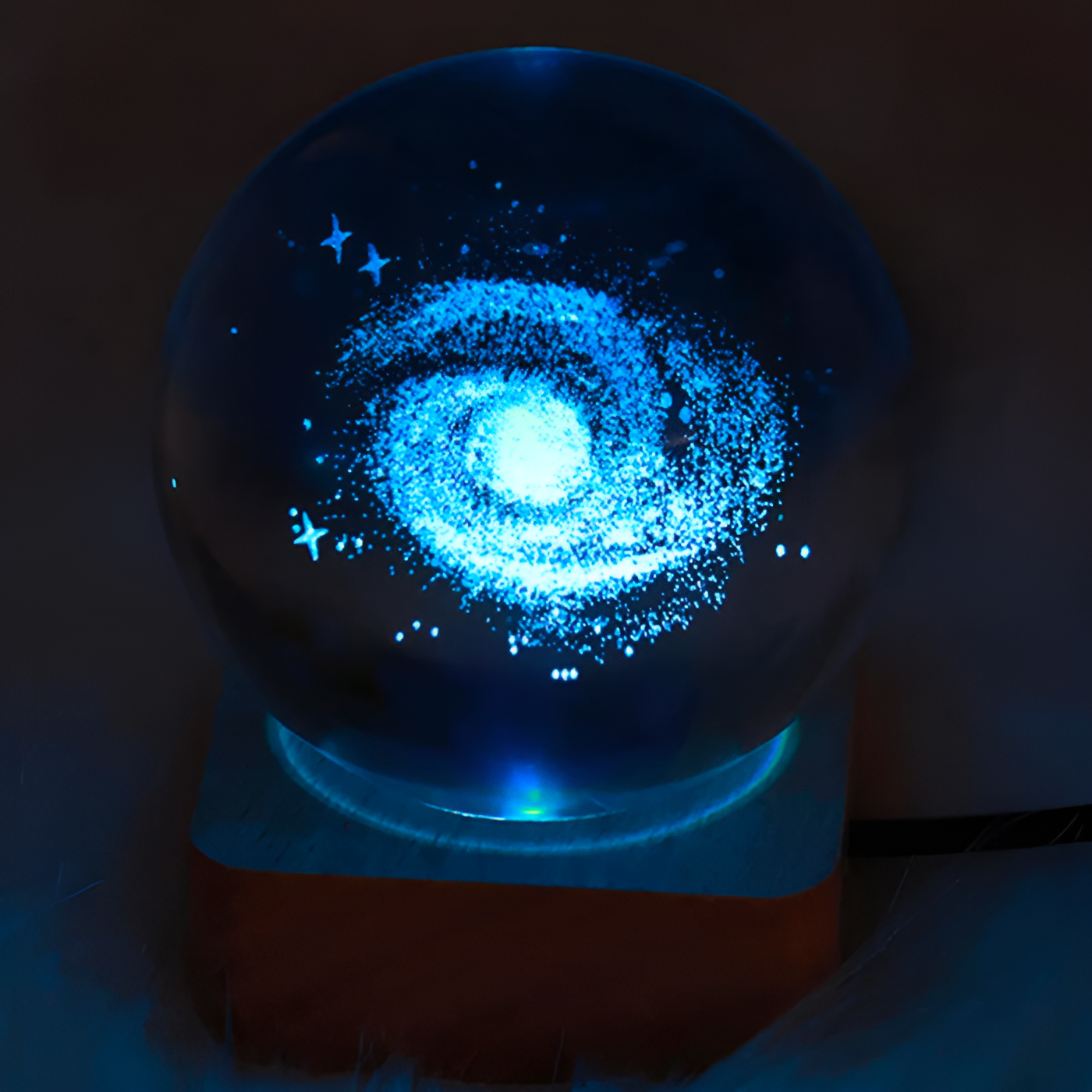 Boule en Verre GalaxyGlow – Projette une Galaxie Lumineuse et Élégante dans Votre Intérieur