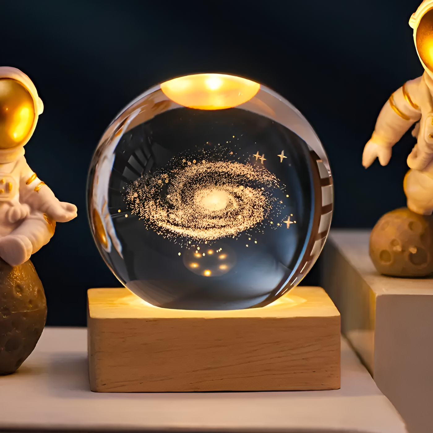 Boule en Verre GalaxyGlow – Projette une Galaxie Lumineuse et Élégante dans Votre Intérieur