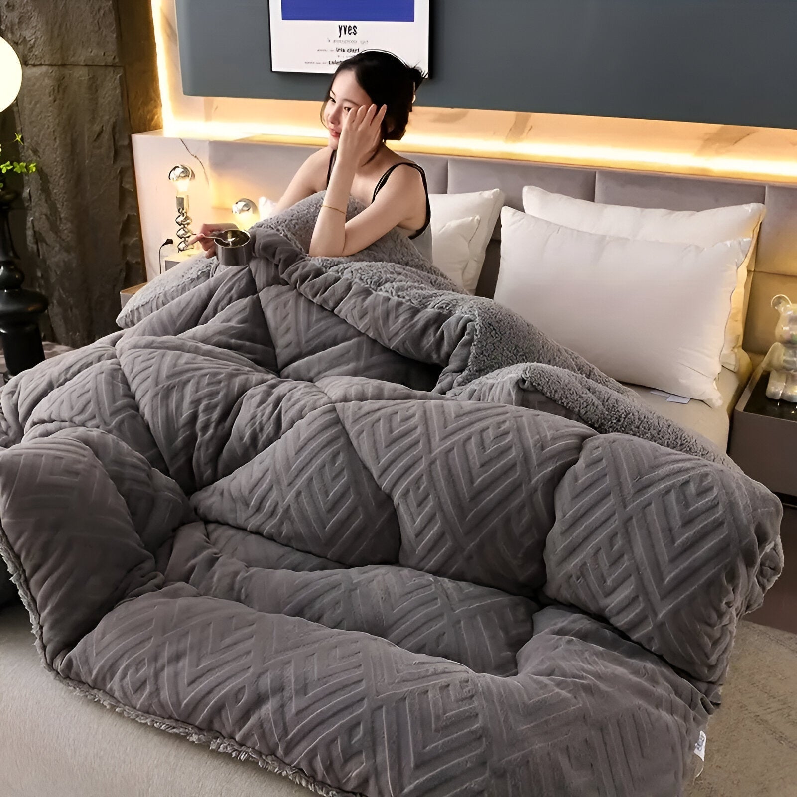 Couette Luxe Toute Saison - Confort et Chaleur à Chaque Nuit