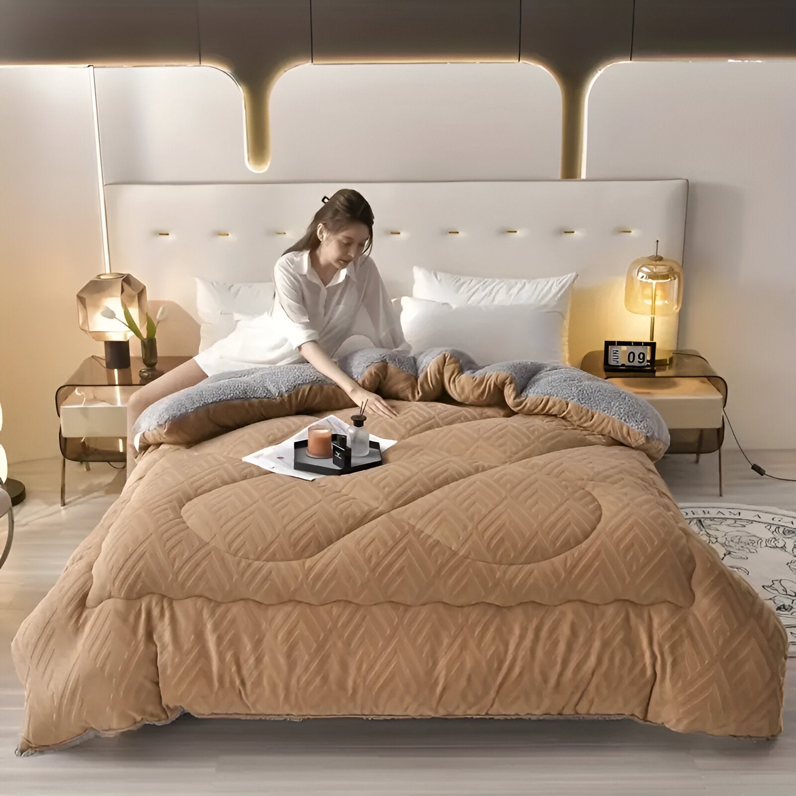 Couette Luxe Toute Saison - Confort et Chaleur à Chaque Nuit