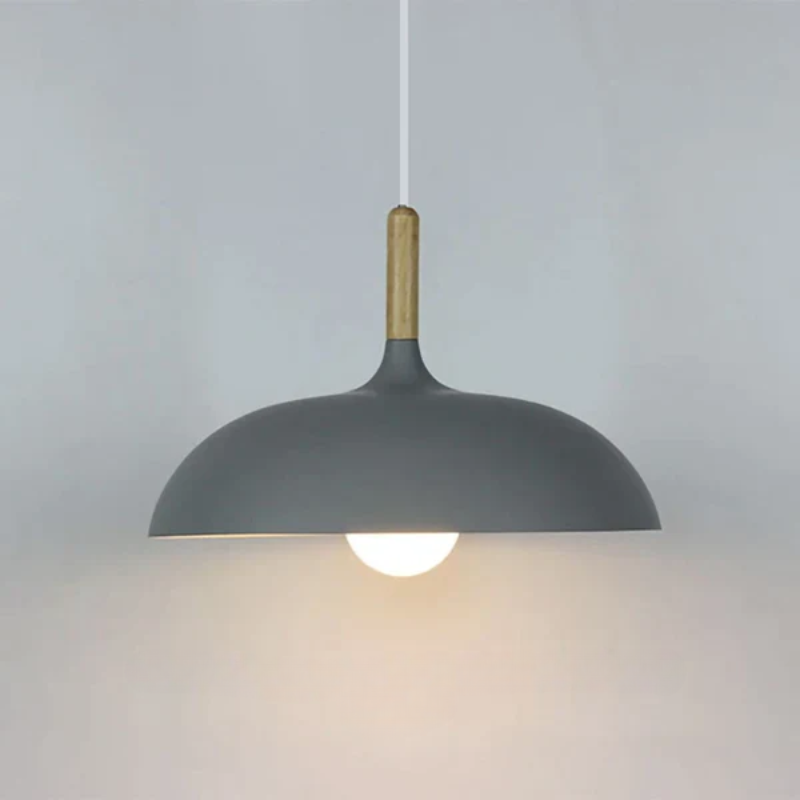 Lampe de Plafond NordLys en Chêne – Design Scandinave Minimaliste et Élégant