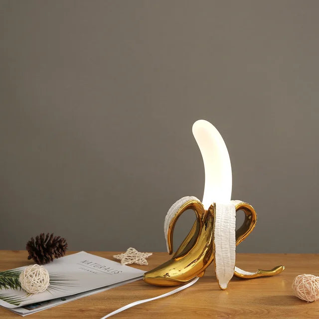 BananaShine - Lampe de Table Chic en Forme de Banane