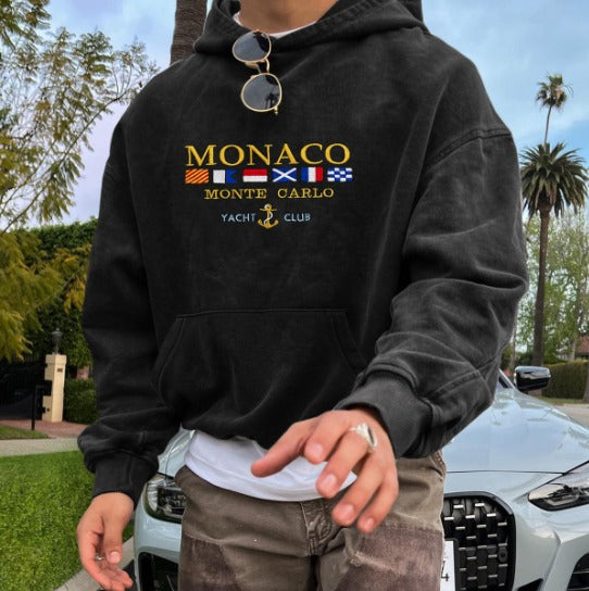 Hoodie Homme Monte Carlo - Élégance et Confort Inspirés du Luxe