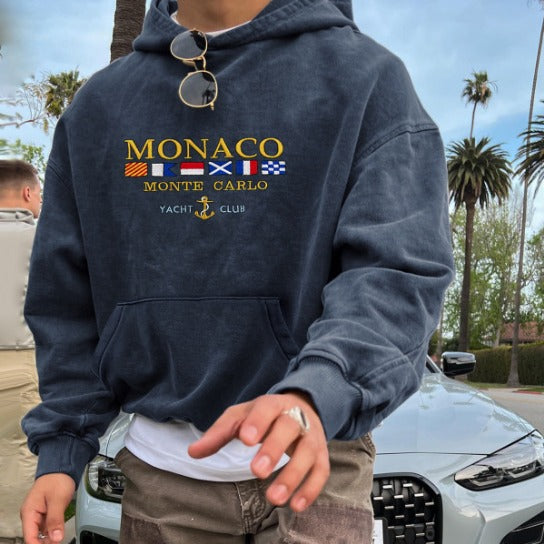 Hoodie Homme Monte Carlo - Élégance et Confort Inspirés du Luxe