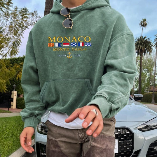 Hoodie Homme Monte Carlo - Élégance et Confort Inspirés du Luxe