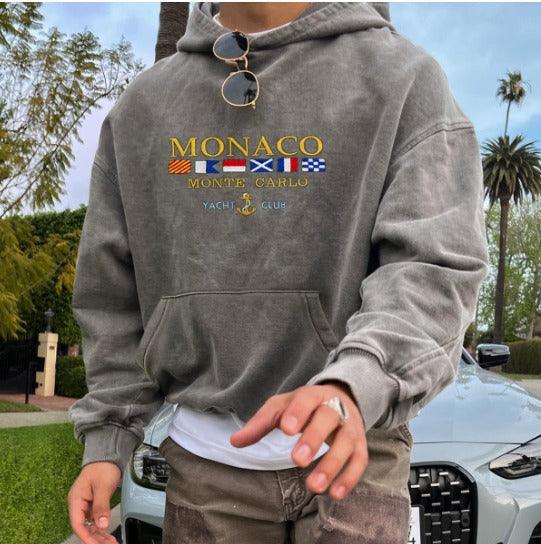 Hoodie Homme Monte Carlo - Élégance et Confort Inspirés du Luxe