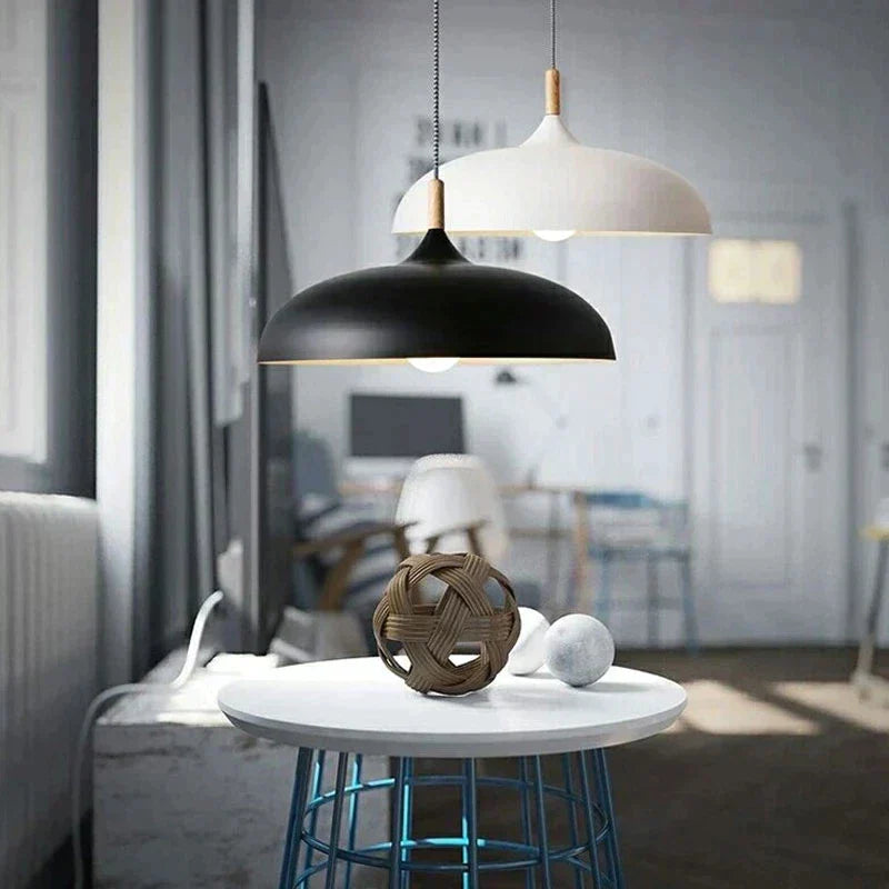 Lampe de Plafond NordLys en Chêne – Design Scandinave Minimaliste et Élégant