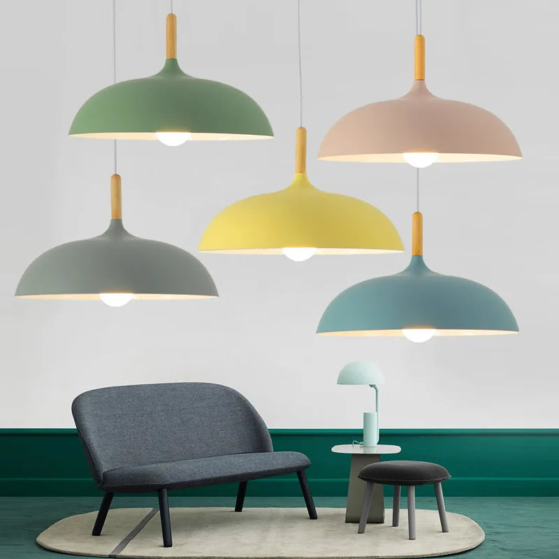 Lampe de Plafond NordLys en Chêne – Design Scandinave Minimaliste et Élégant