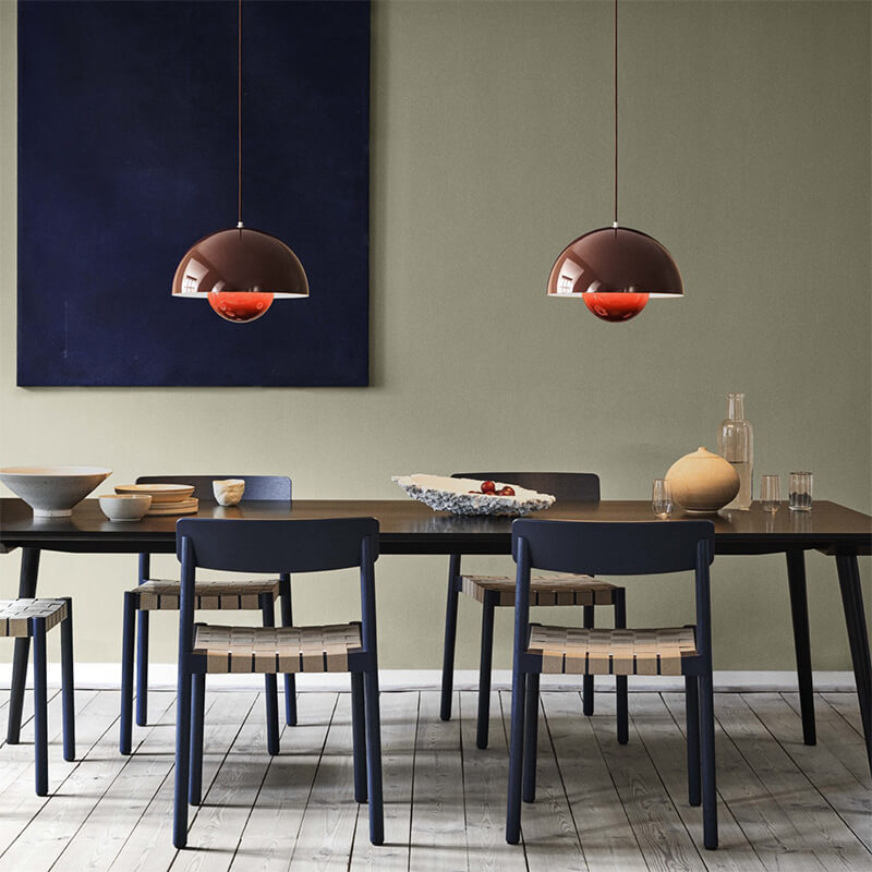 Lampe Suspendue Halfronde Scandinave Macaron