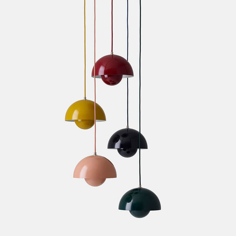 Lampe Suspendue Halfronde Scandinave Macaron