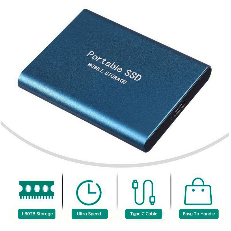 SSD Portable Ultra-Rapide – Stockage Externe Fiable et Compact avec USB 3.1