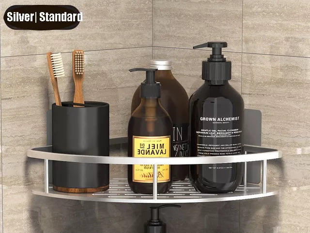 Étagère de Douche AquaShelf – Solution de Rangement Sans Perçage pour Salle de Bain Moderne