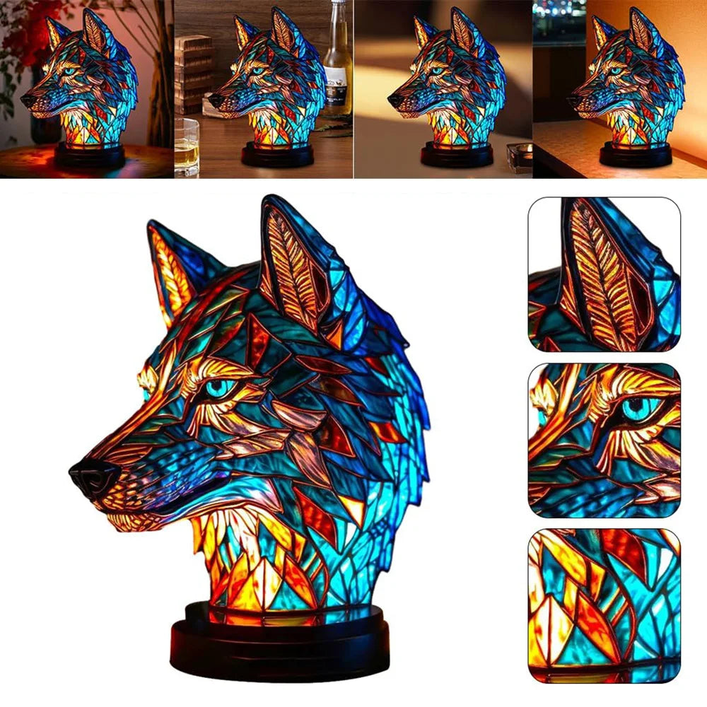 GlowCraft - Lampe 3D en Verre Animal Décoratif