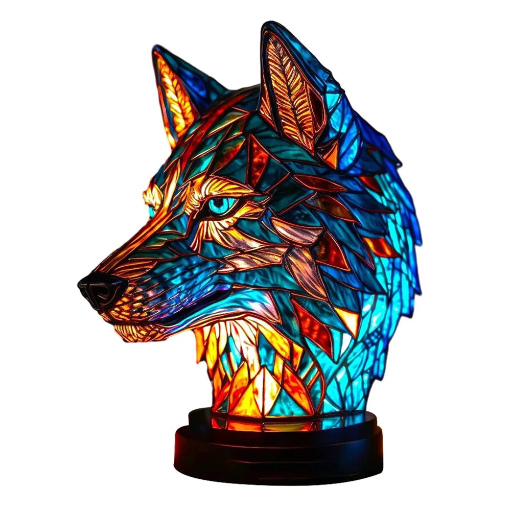 GlowCraft - Lampe 3D en Verre Animal Décoratif