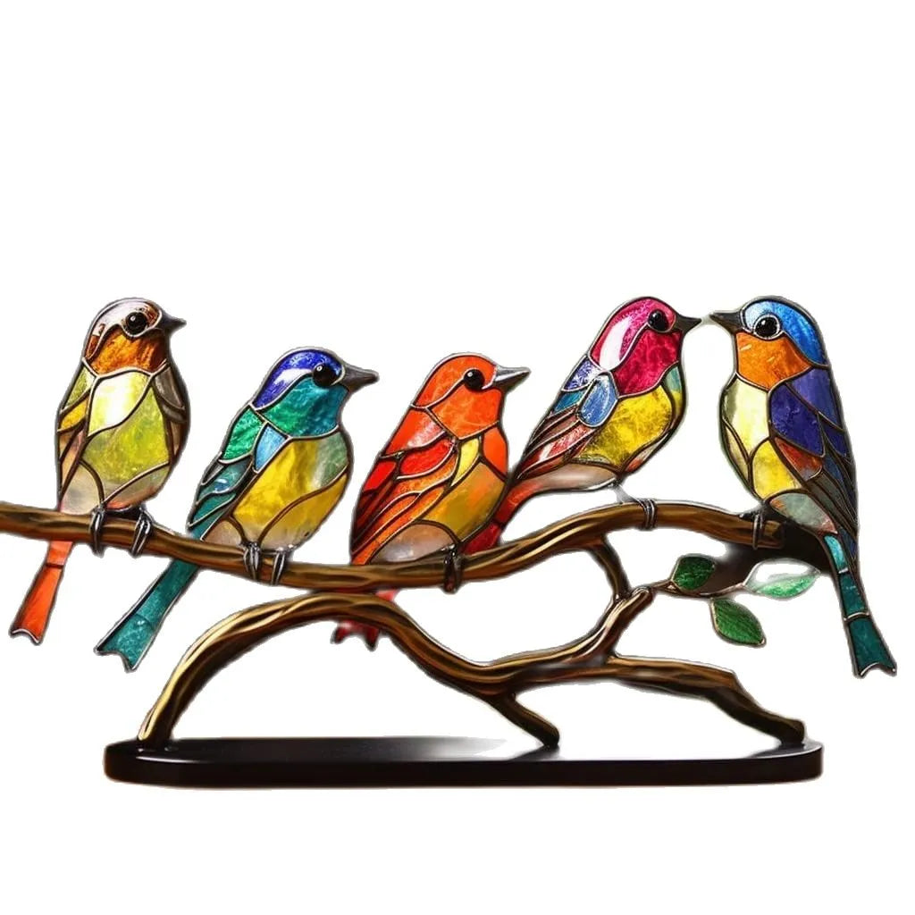 ChicAviary | Décorations de Bureau Oiseaux Colorés sur Branche