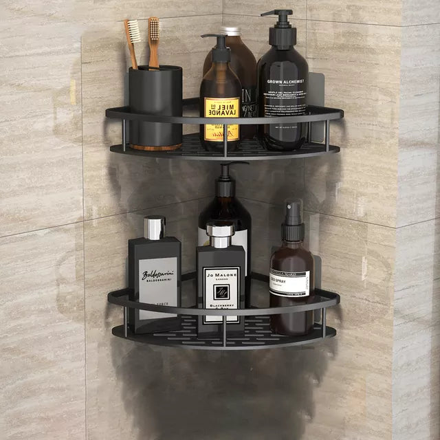 Étagère de Douche AquaShelf – Solution de Rangement Sans Perçage pour Salle de Bain Moderne