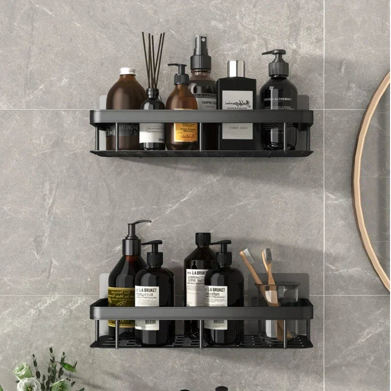 Étagère de Douche AquaShelf – Solution de Rangement Sans Perçage pour Salle de Bain Moderne