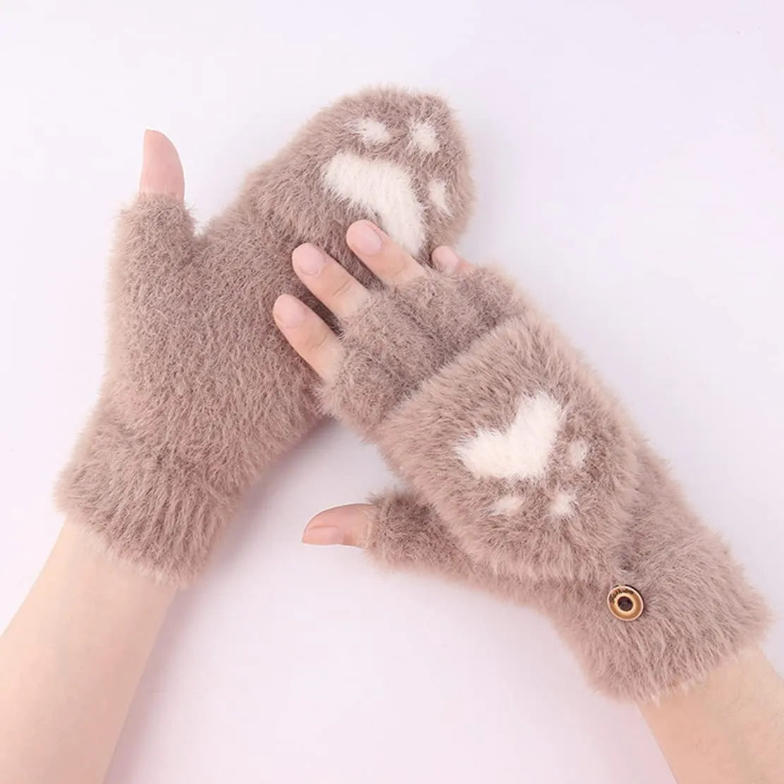 Gants en Fourrure de Mink AllyFlip – Confort Luxe et Élégance pour l'Hiver