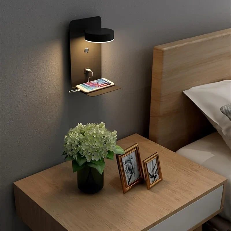 Lampe de chevet avec port USB