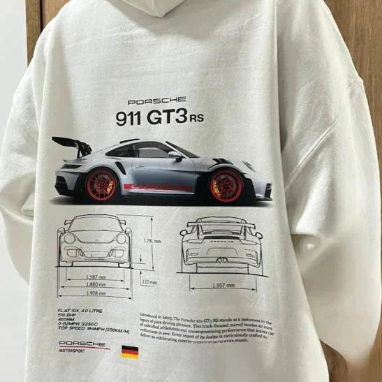 Hoodie Oversize Racing Sportif - Confort et Style Décontracté