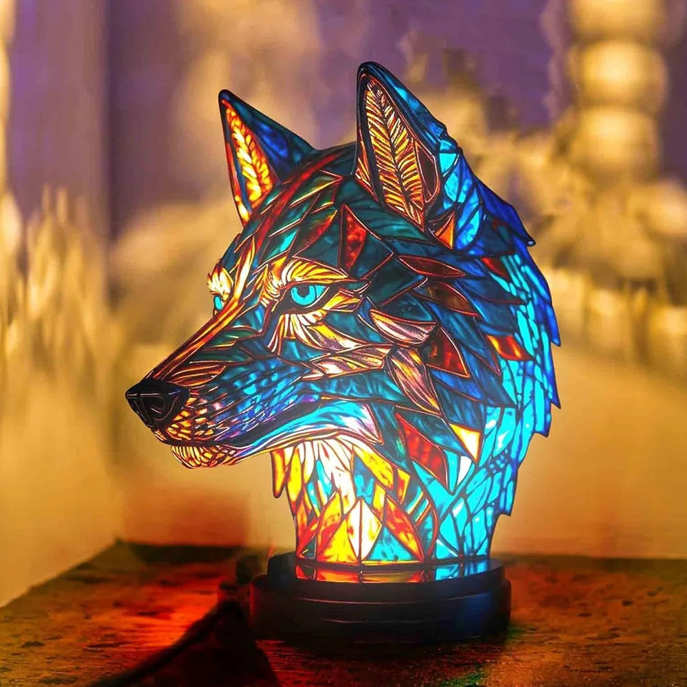 GlowCraft - Lampe 3D en Verre Animal Décoratif