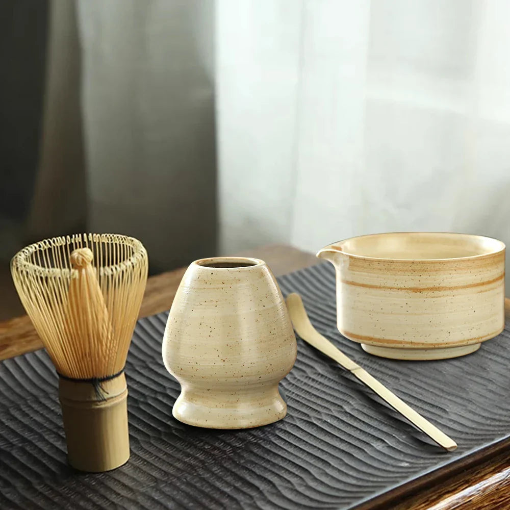 Ensemble Matcha EcoZen – Témoignage d'Artisanat Japonais pour une Expérience de Thé Authentique