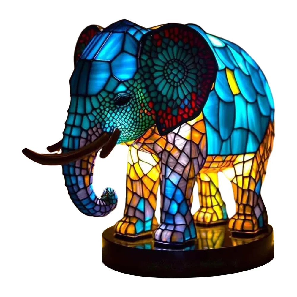 GlowCraft - Lampe 3D en Verre Animal Décoratif