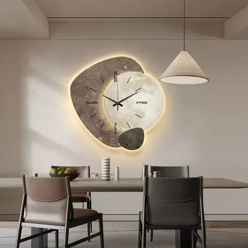 Horloge Murale en Bois - Élégance Silencieuse pour Votre Intérieur