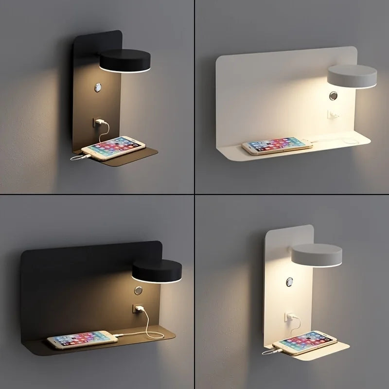 Lampe de chevet avec port USB